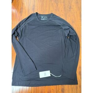 NWT Figs Shirt Mens XL Black Underscrub Shirt Makato Seamless Performance L/S